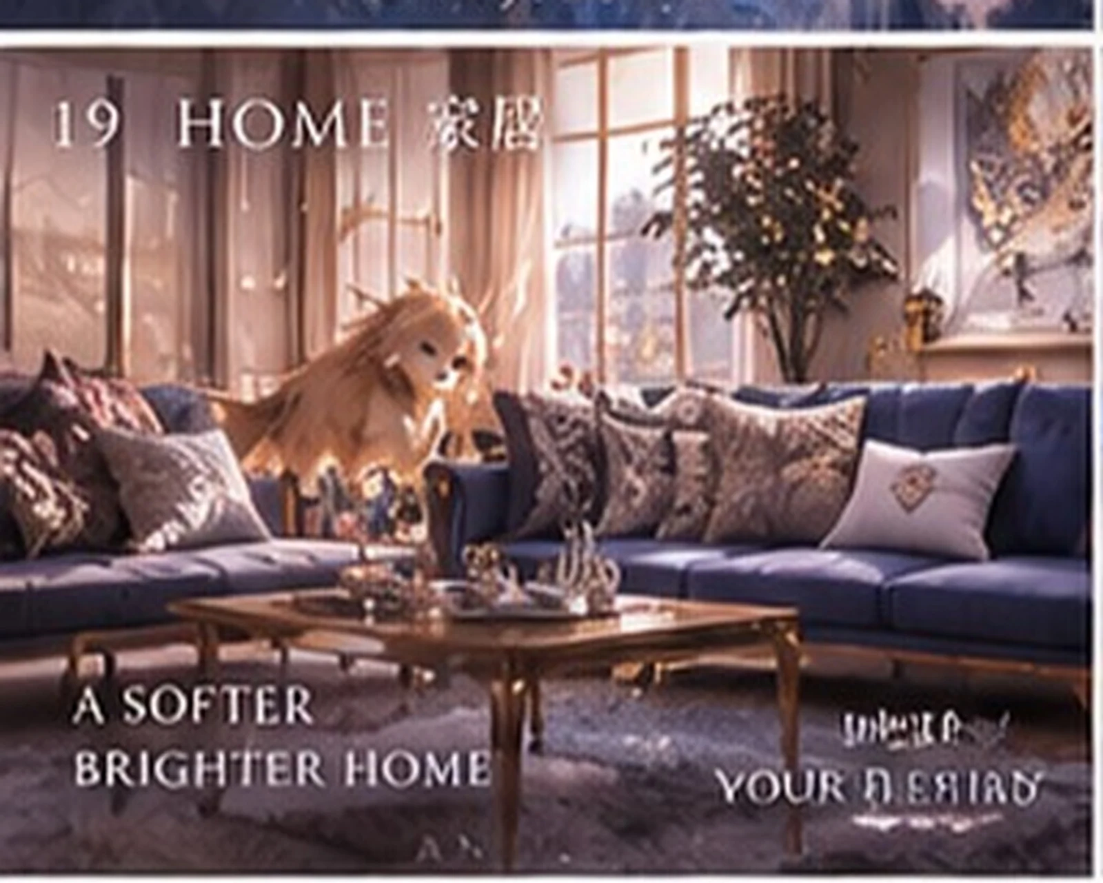 Characters at home · interior concept · Sanjiesan concept artwork