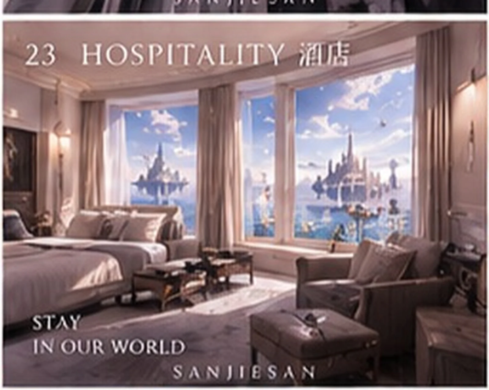 A room with a story · hospitality concept · Sanjiesan concept artwork