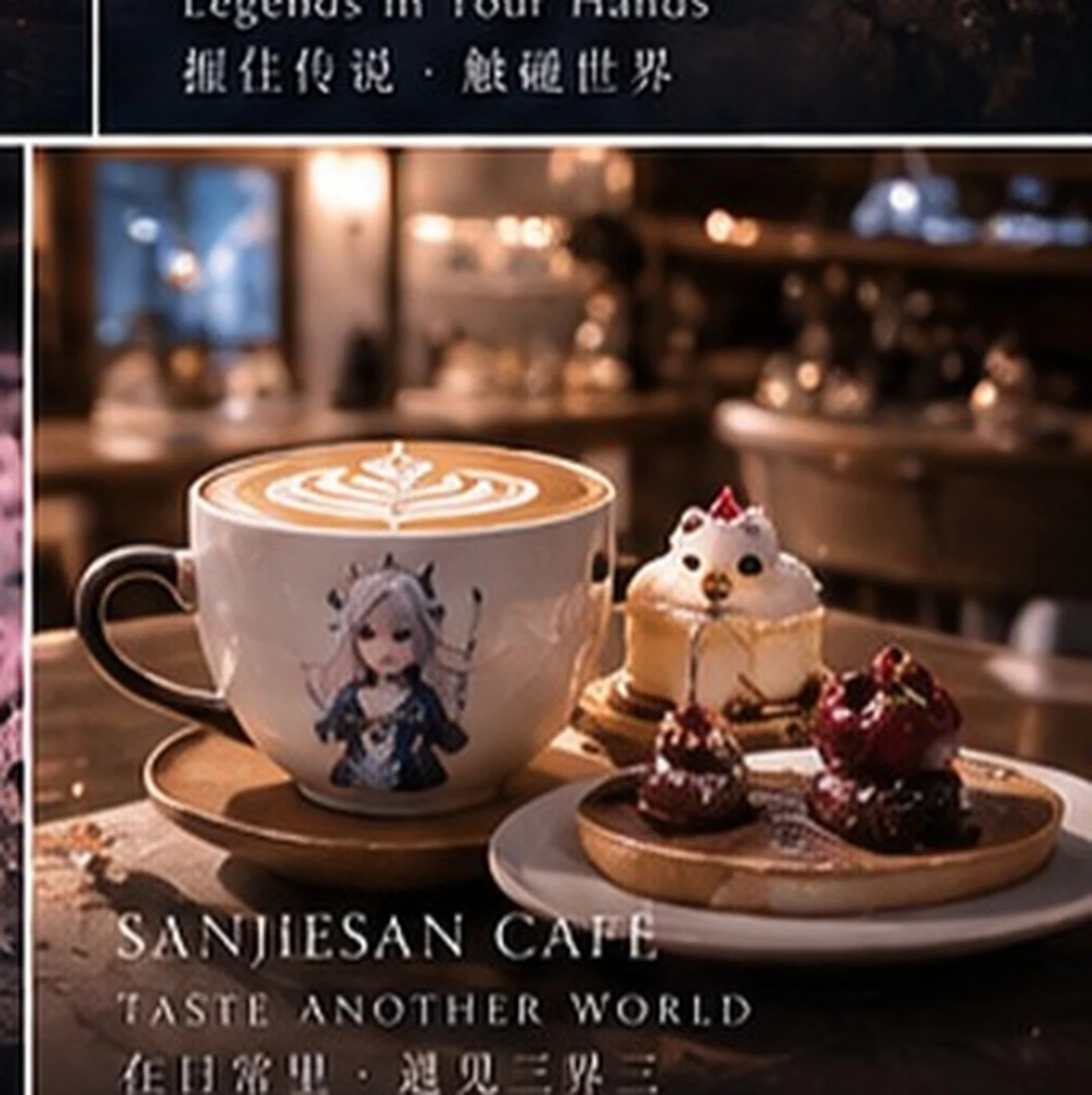 A place to meet · cafe concept · Sanjiesan concept artwork