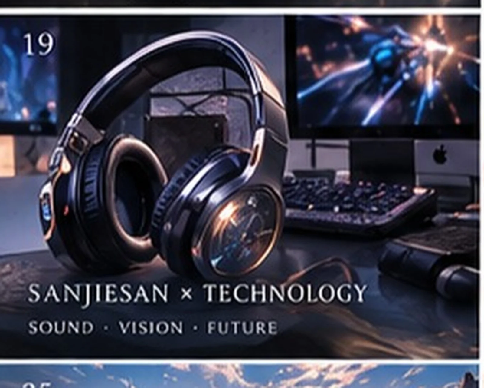 Sound and screens · device concept · Sanjiesan concept artwork